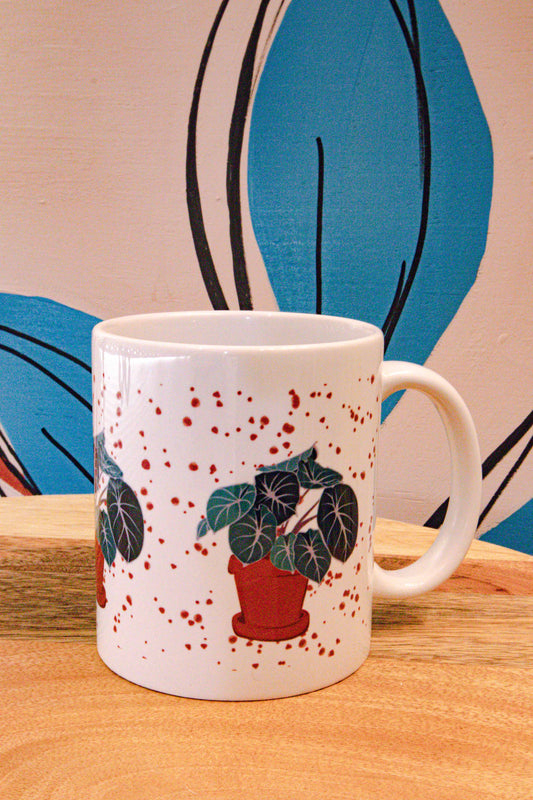 Ceramic mug with exclusive print - Plant