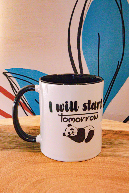 Ceramic mug with exclusive print - I will