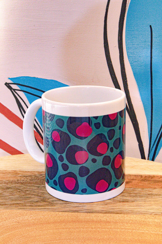 Ceramic mug with exclusive print - Abstract