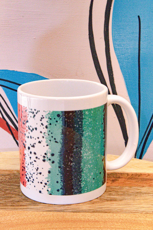 Ceramic mug with exclusive print - Abstract