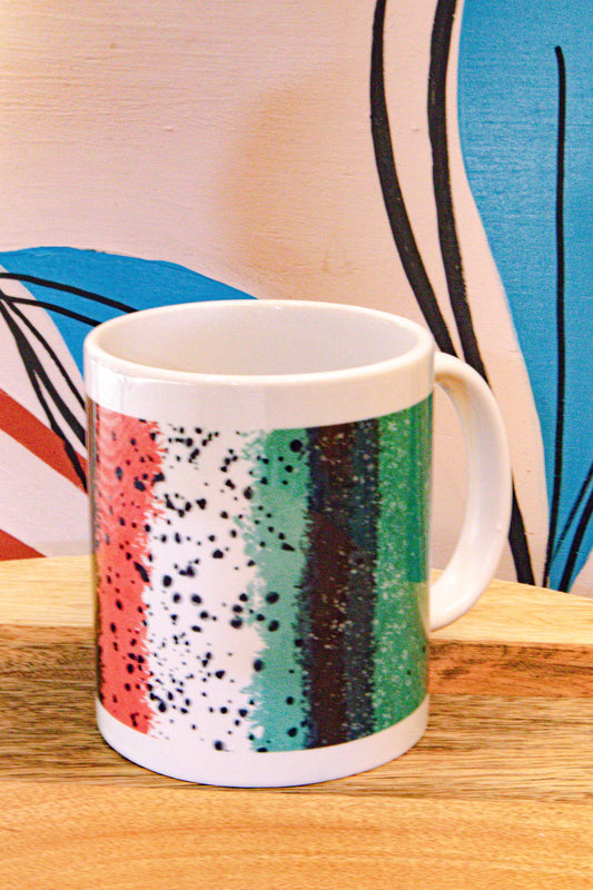 Ceramic mug with exclusive print - Abstract