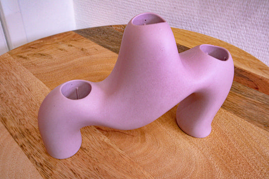 Candle holder Jesmonite