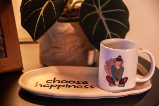 Ceramic mug with exclusive print -Self care!