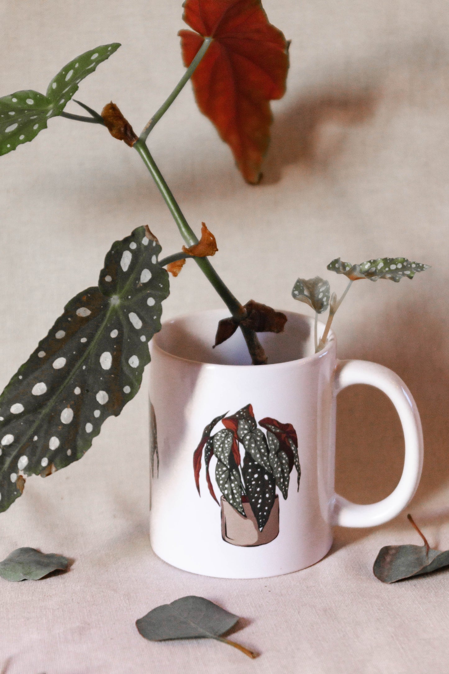 Ceramic mug with exclusive print - Plant