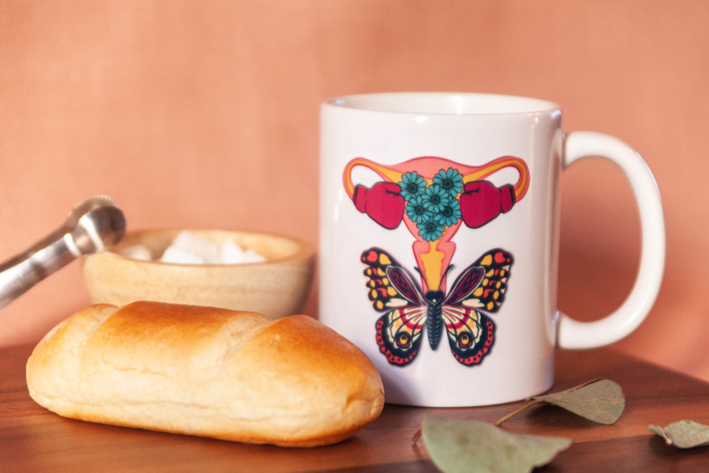 Ceramic mug with exclusive print -Like a girl!