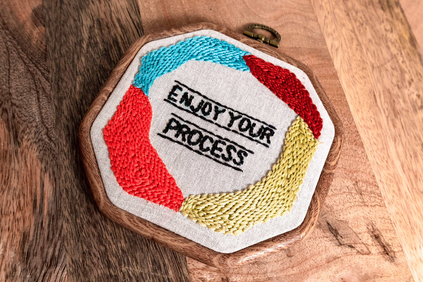 Embroidery - Enjoy your process