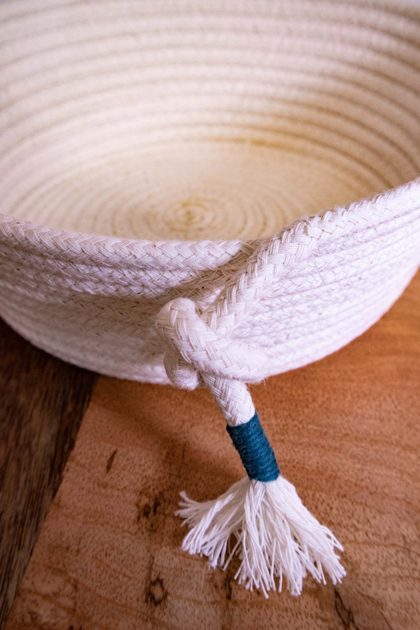 Cotton rope Basket | natural