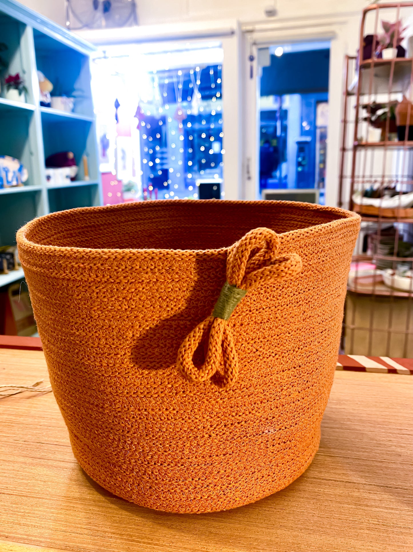 Cotton rope Basket | terracotta