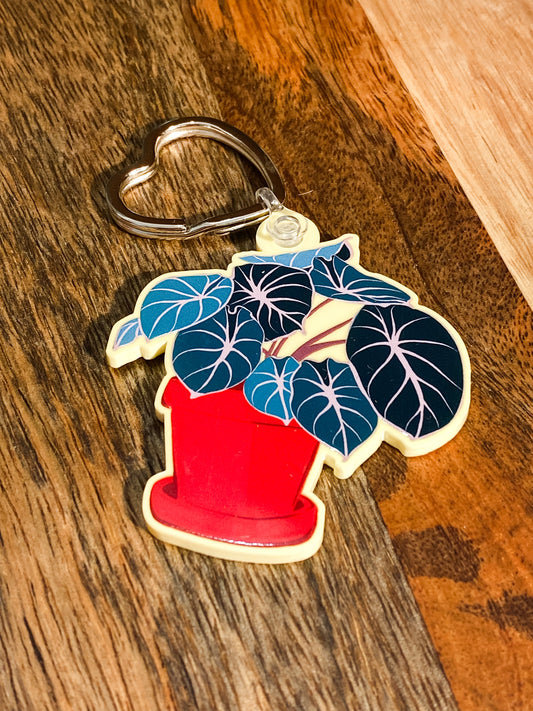 Acrylic charm Keychain | plant | exclusive design