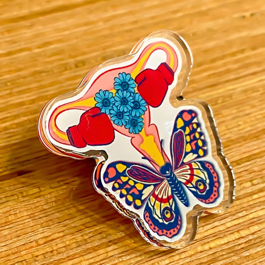 Acrylic pin | like a girl