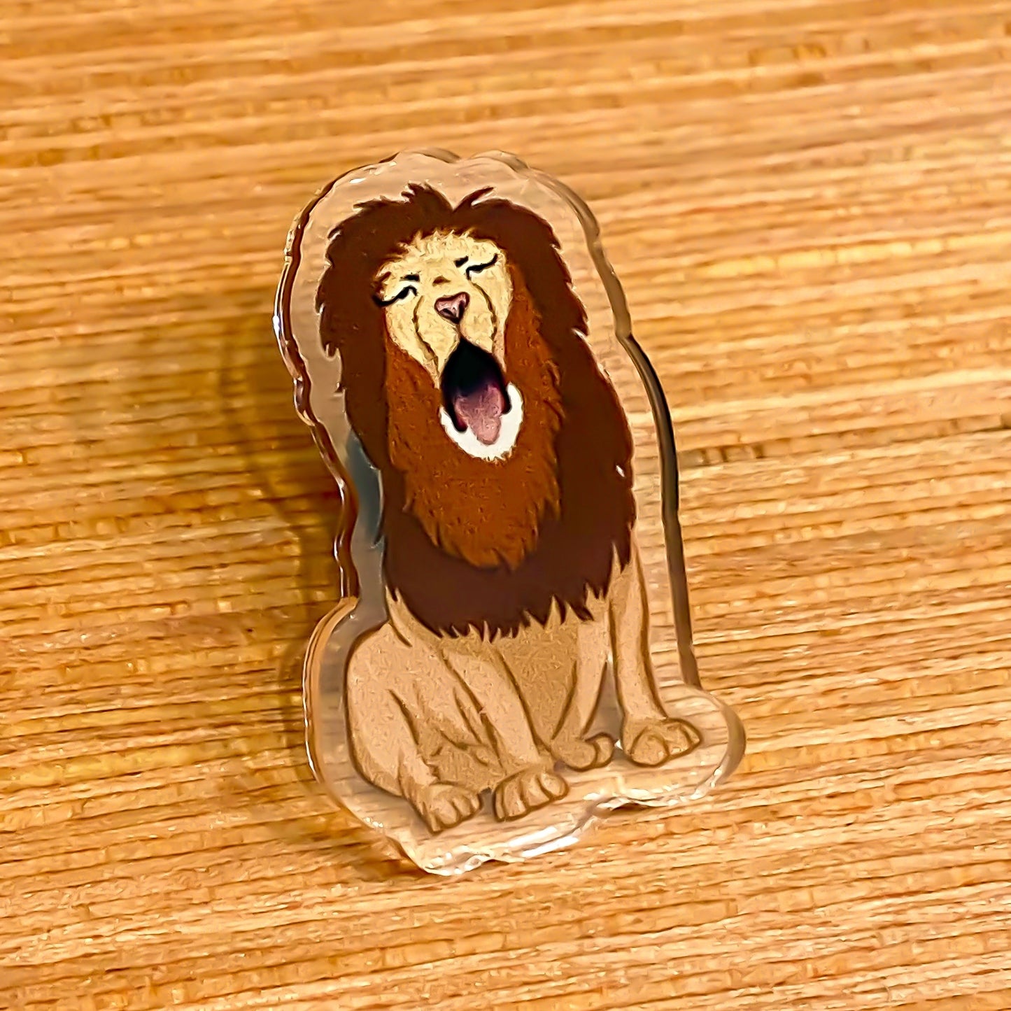 Acrylic pin | Lion