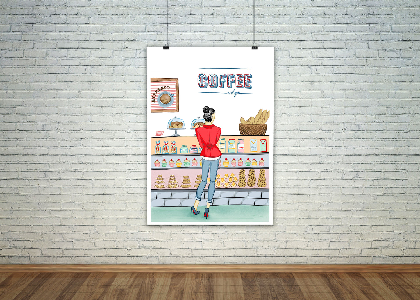 Printed Poster - Coffee Shop
