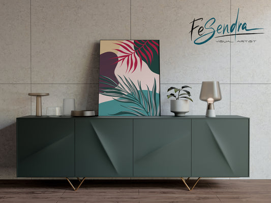 Printed Poster - Nature and colors by FeSendra