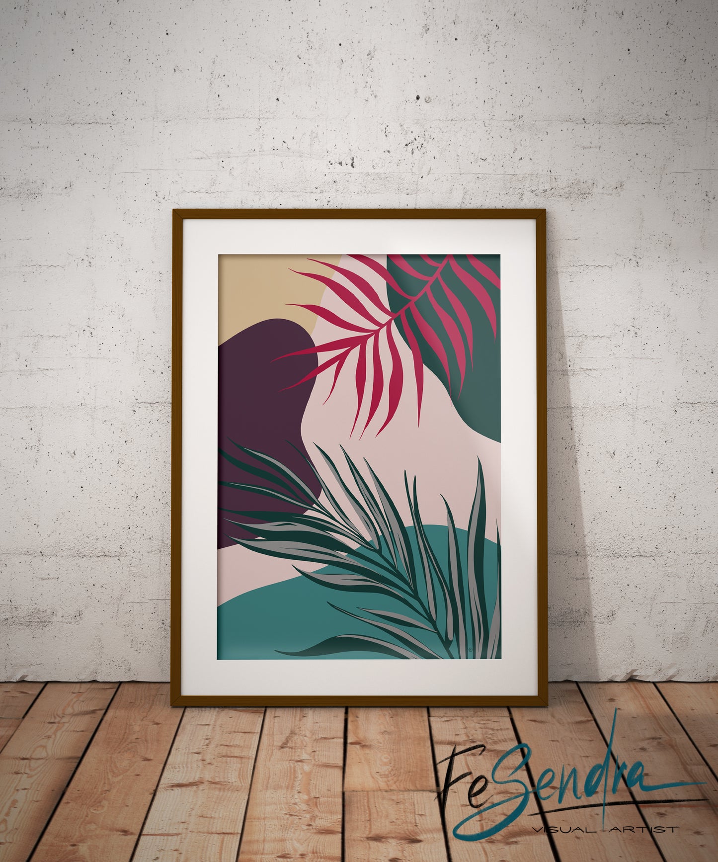 Printed Poster - Nature and colors by FeSendra