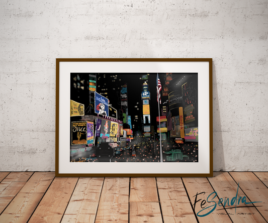 Printed Poster - NY | Broadway