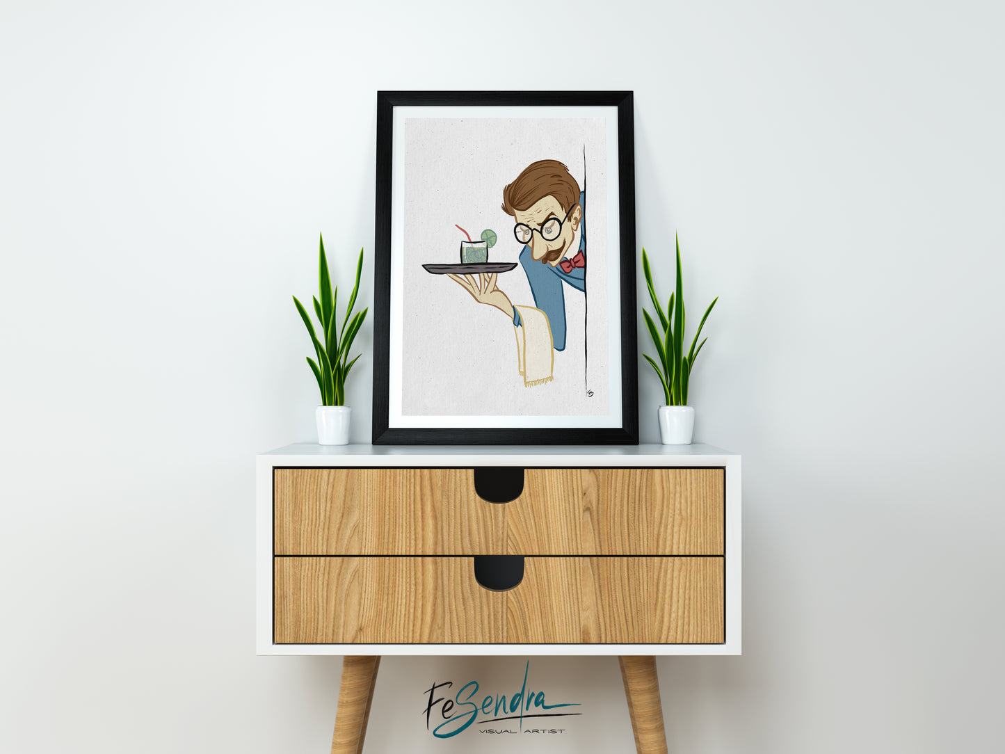 Printed Poster  | At your service by FeSendra