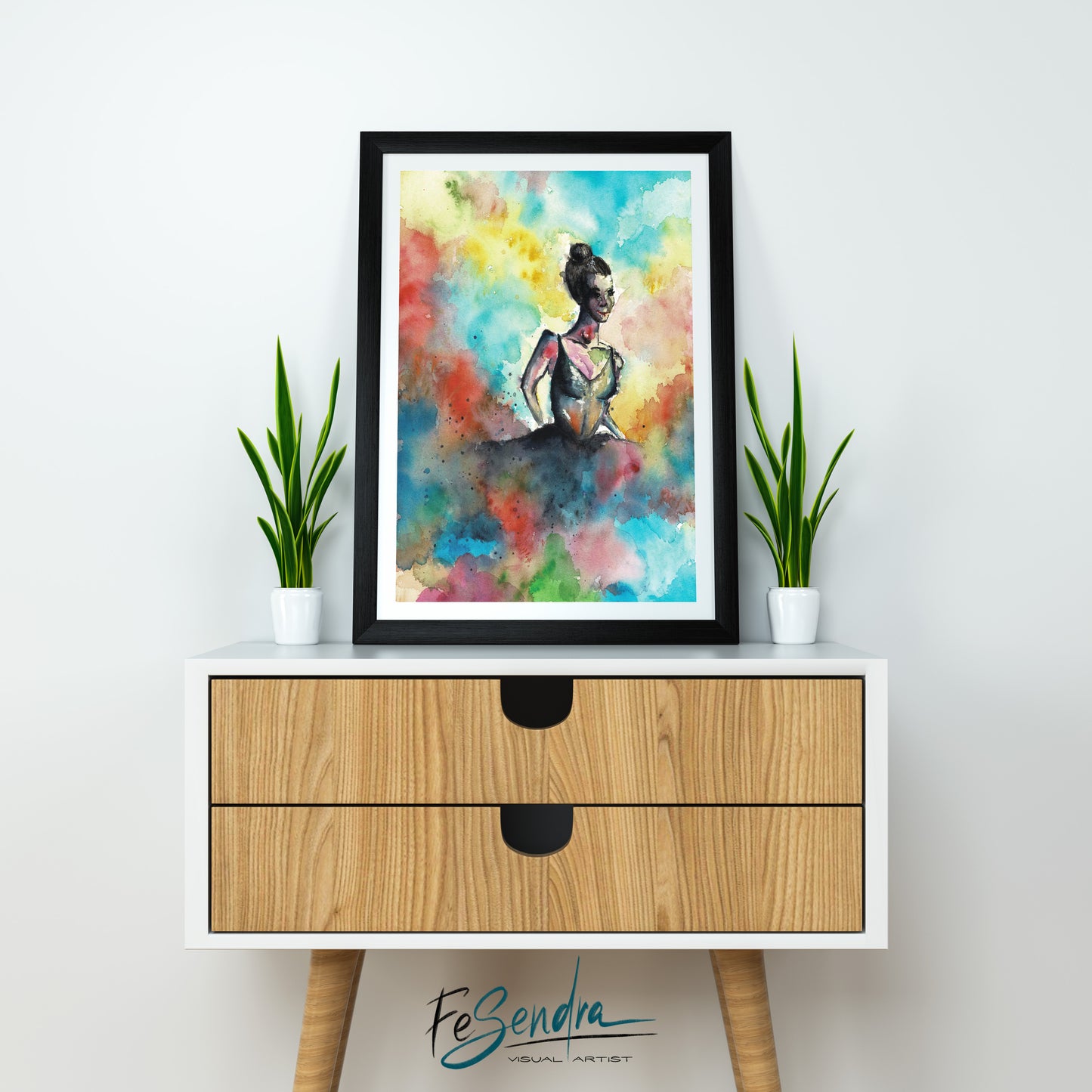 Printed Poster - Dancer by FeSendra