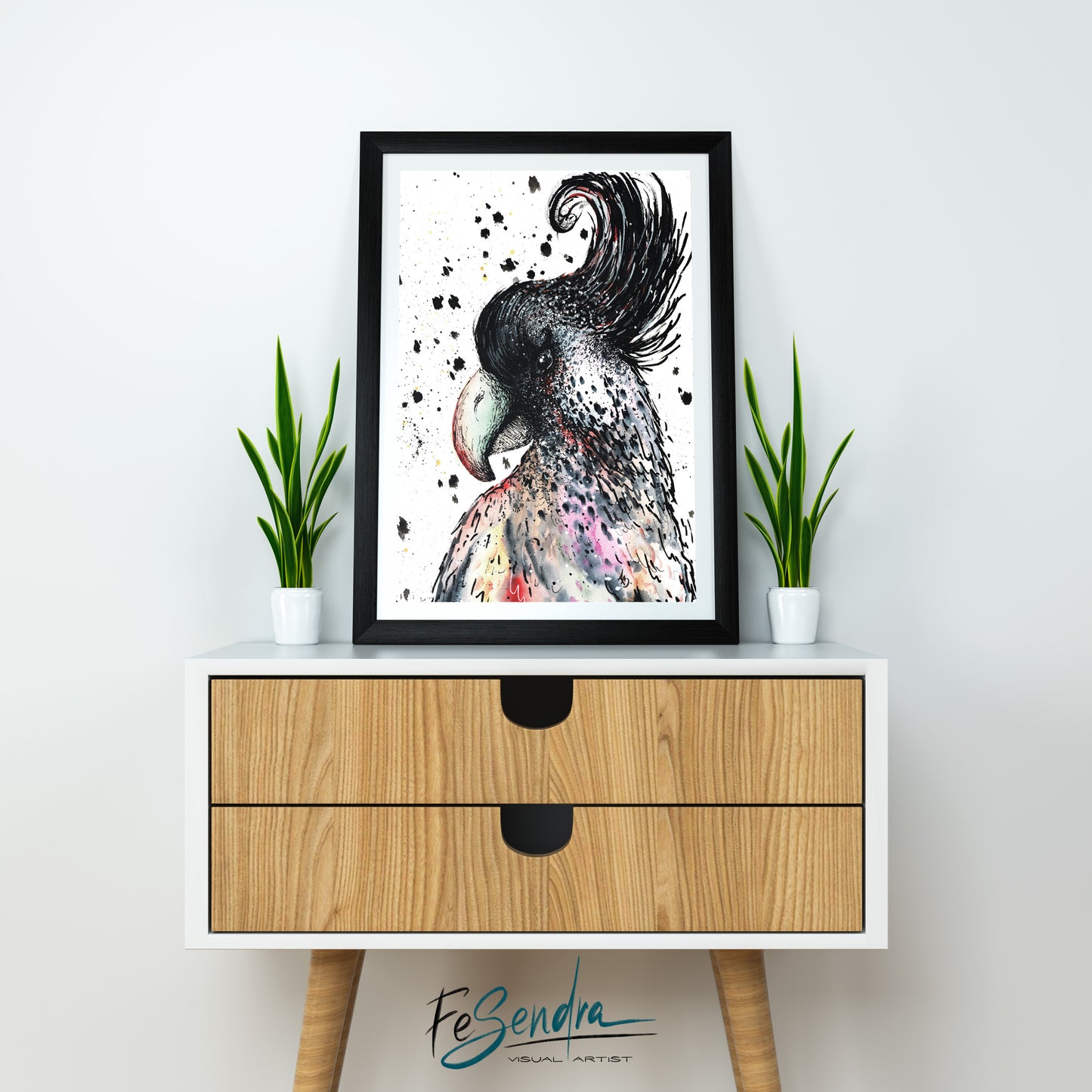 Printed Poster - The bird by FeSendra