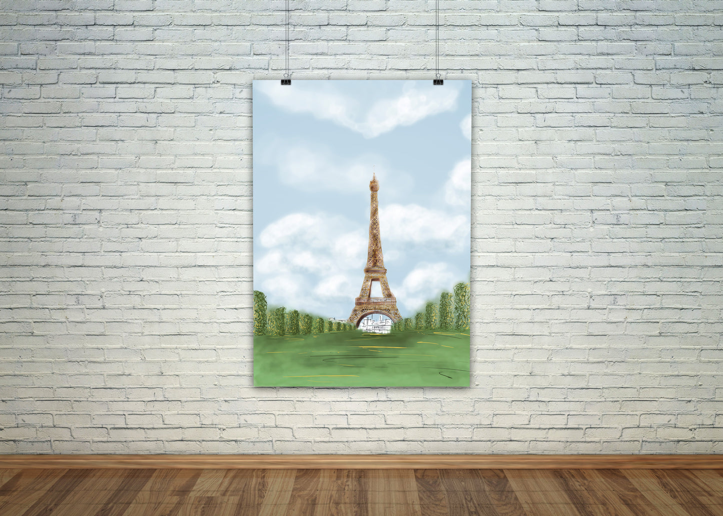 Printed Poster - La tour Eiffel
