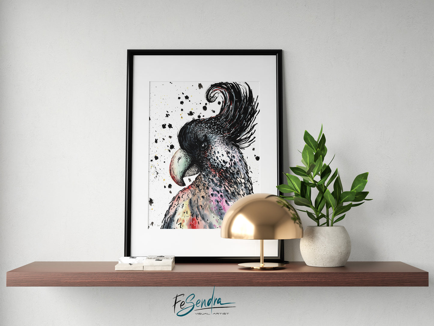 Printed Poster - The bird by FeSendra