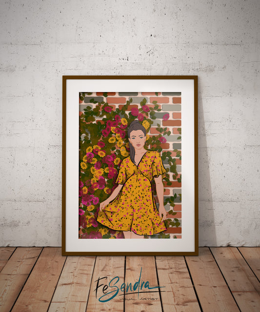 Printed Poster - Fashionist by FeSendra