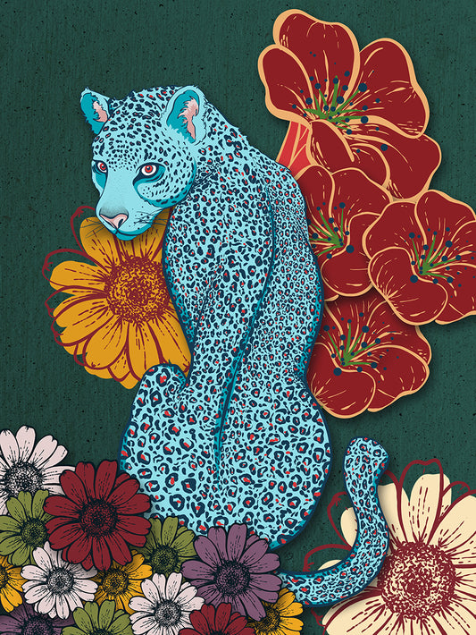 Printed Poster  | Jaguar green by FeSendra