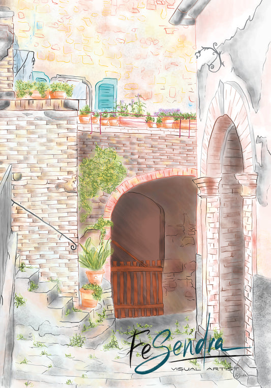 Printed Poster - Petit Village