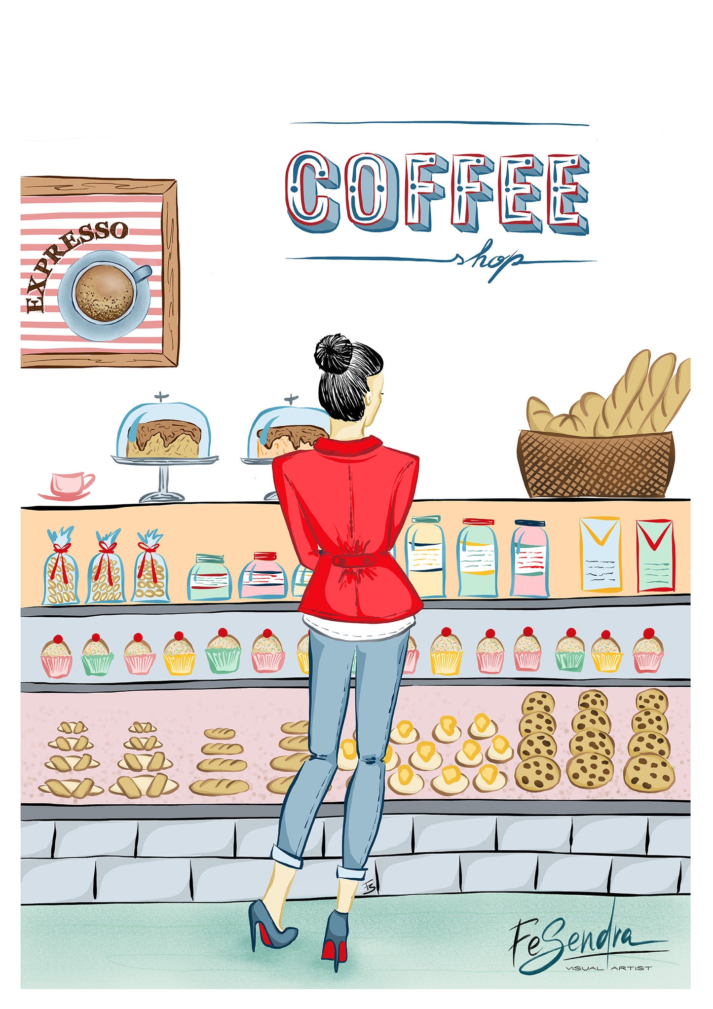 Printed Poster - Coffee Shop