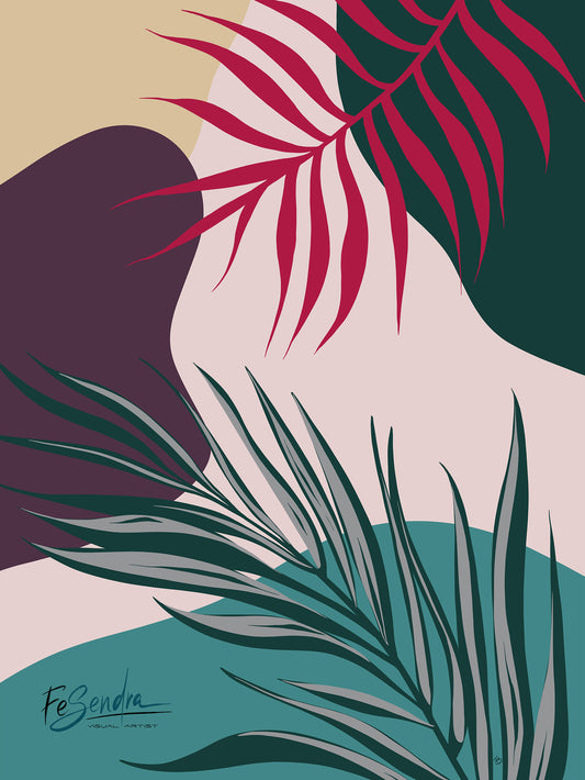 Printed Poster - Nature and colors by FeSendra