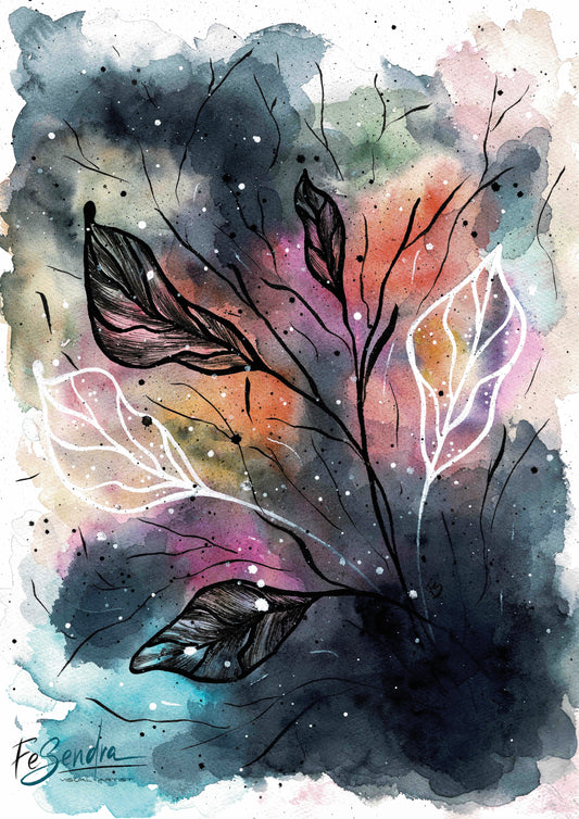 Printed Poster - Nature and colors by FeSendra