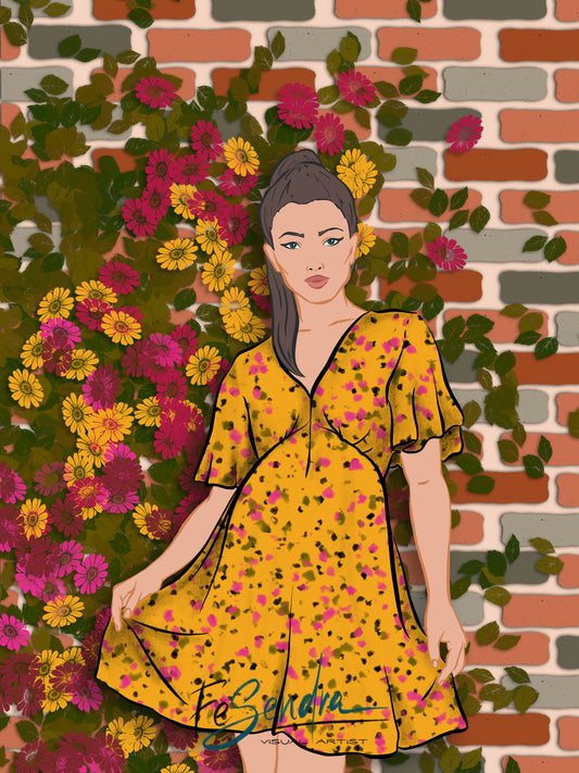 Printed Poster - Fashionist by FeSendra