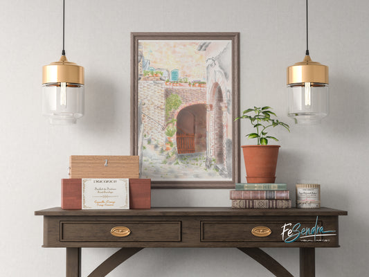 Printed Poster - Petit Village